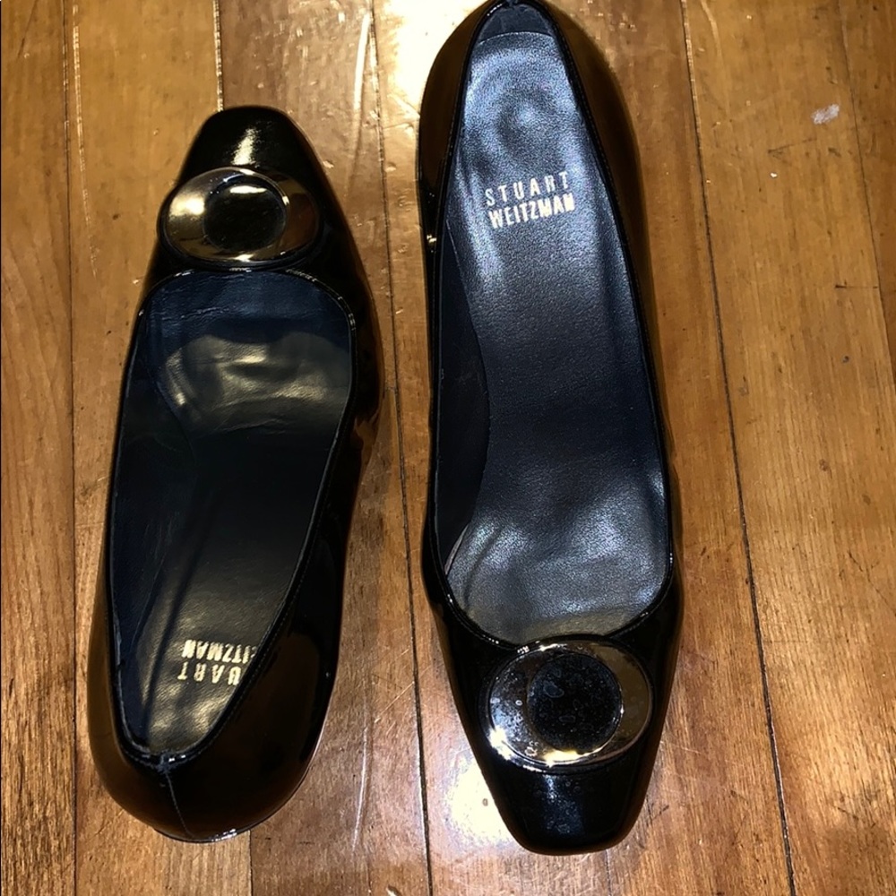 Beautiful Black Stuart Weizman Shoes